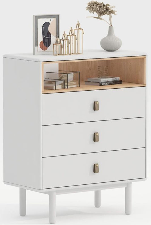 Dresser Leicester | size: Length: 40cm, Width: 80cm, Height: 100cm | color: White | image: 1 | variant: 1000461