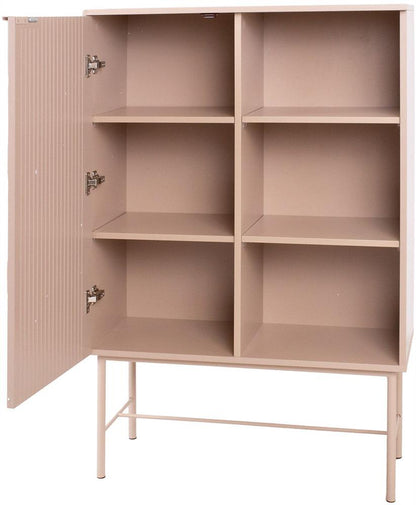 Dresser Milton | size: Length: 35cm, Width: 82cm, Height: 130cm | color: Pink | image: 3 | variant: 1006343