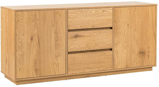 Dresser Sacha | size: Length: 40cm, Width: 160cm, Height: 80cm | color: Oak | image: 1 | variant: 1017661