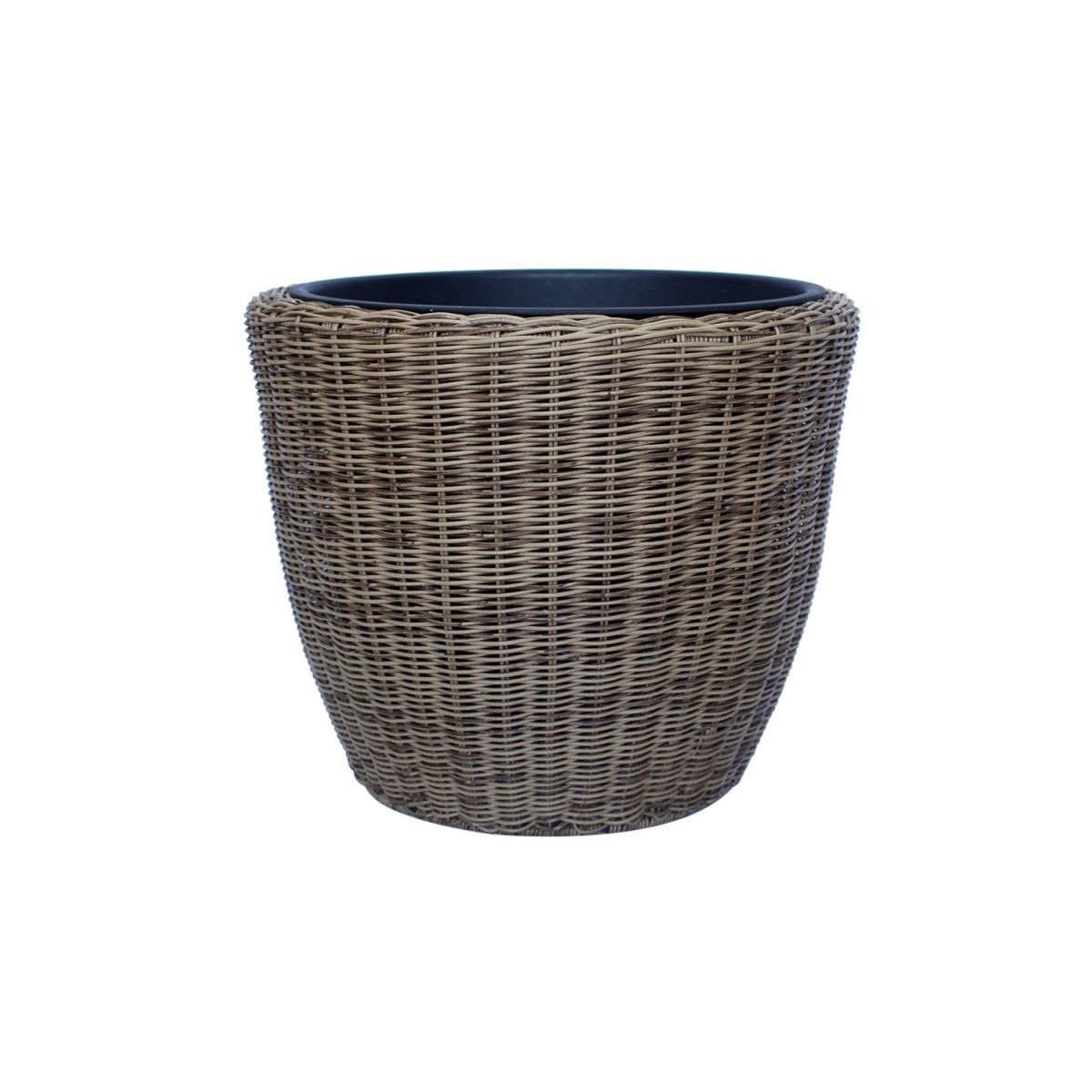 Flower Pot Didcot | size: Length: 24cm, Width: 24cm, Height: 20cm | color: Beige | image: 1 | variant: 1005278