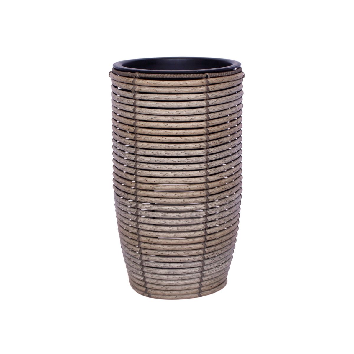 Flower Pot Didcot | size: Length: 44cm, Width: 44cm, Height: 36cm | color: Gray | image: 1 | variant: 1005290