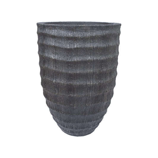 Flower Pot East Henley | size: Length: 43cm, Width: 43cm, Height: 62cm, Diameter: 43cm | color: Gray | image: 1 | variant: 1005441