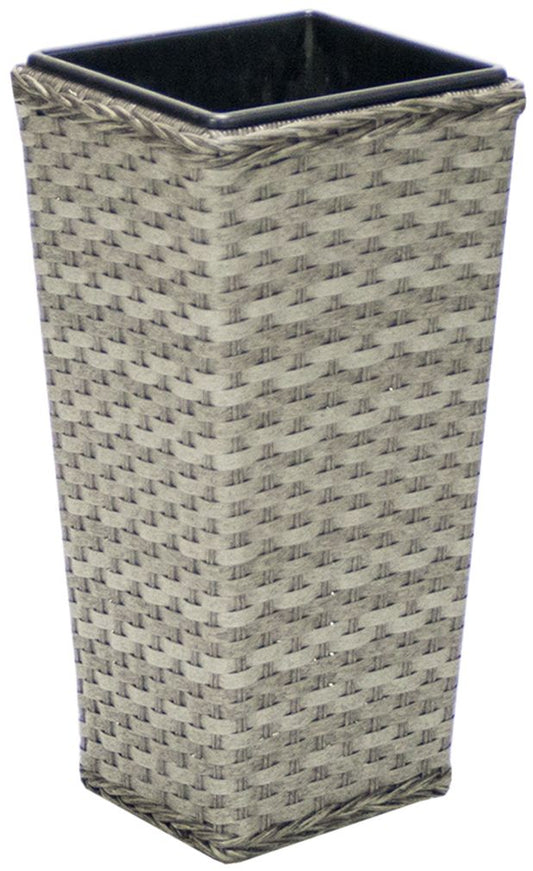 Flower Pot East Inverness | size: Length: 31.5cm, Width: 31.5cm, Height: 66cm | color: Gray | image: 1 | variant: 1005596