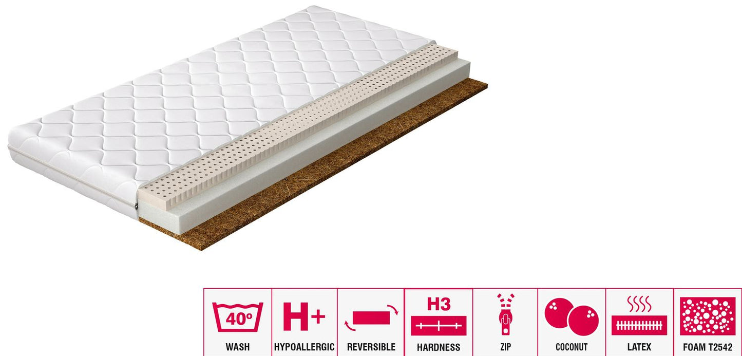 Foam Mattress East Halstead 5 | size: Length: 200cm, Width: 90cm | image: 2 | variant: 1014506