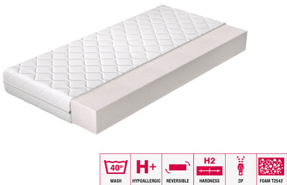 Foam Mattress Lino 5 | size: Length: 200cm, Width: 90cm | image: 2 | variant: 1013764