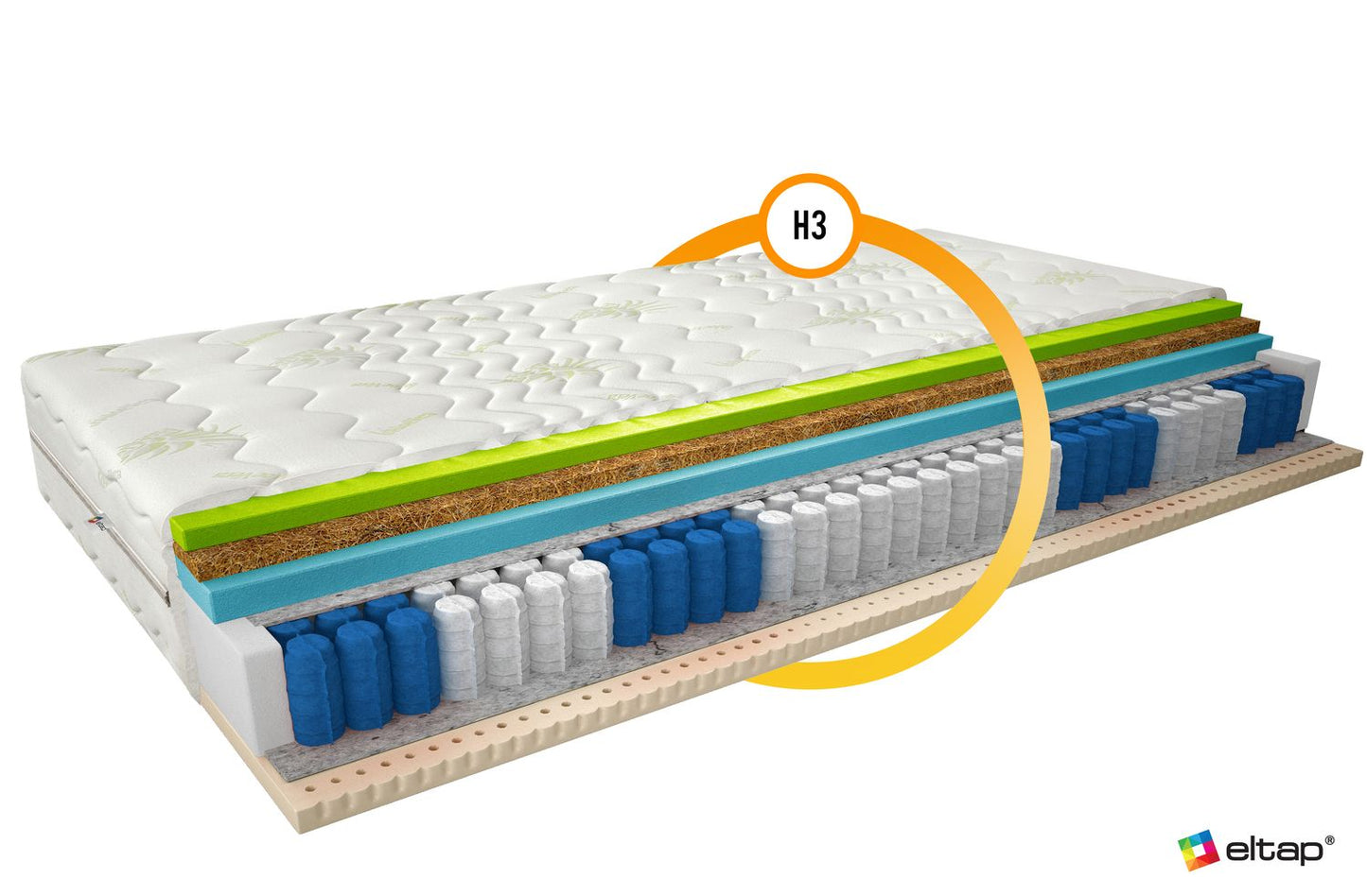Foam Mattress Sola 11 | size: Length: 200cm, Width: 120cm | image: 2 | variant: 1013945