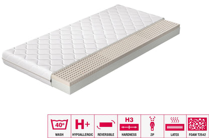Foam Mattress Vibo Valentia 25 | size: Length: 200cm, Width: 180cm | image: 2 | variant: 1014561