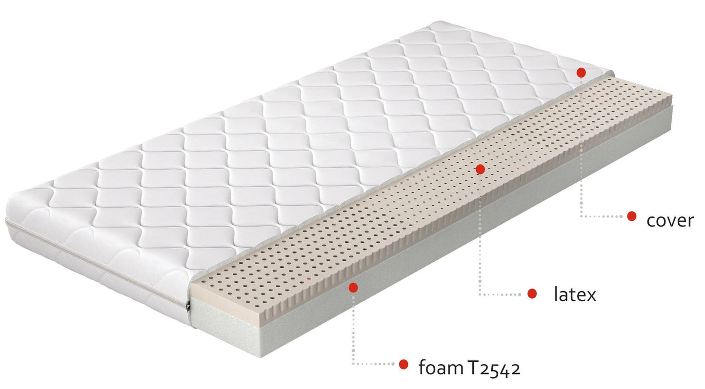 Foam Mattress Vibo Valentia | size: Length: 200cm, Width: 80cm | image: 1 | variant: 1014536