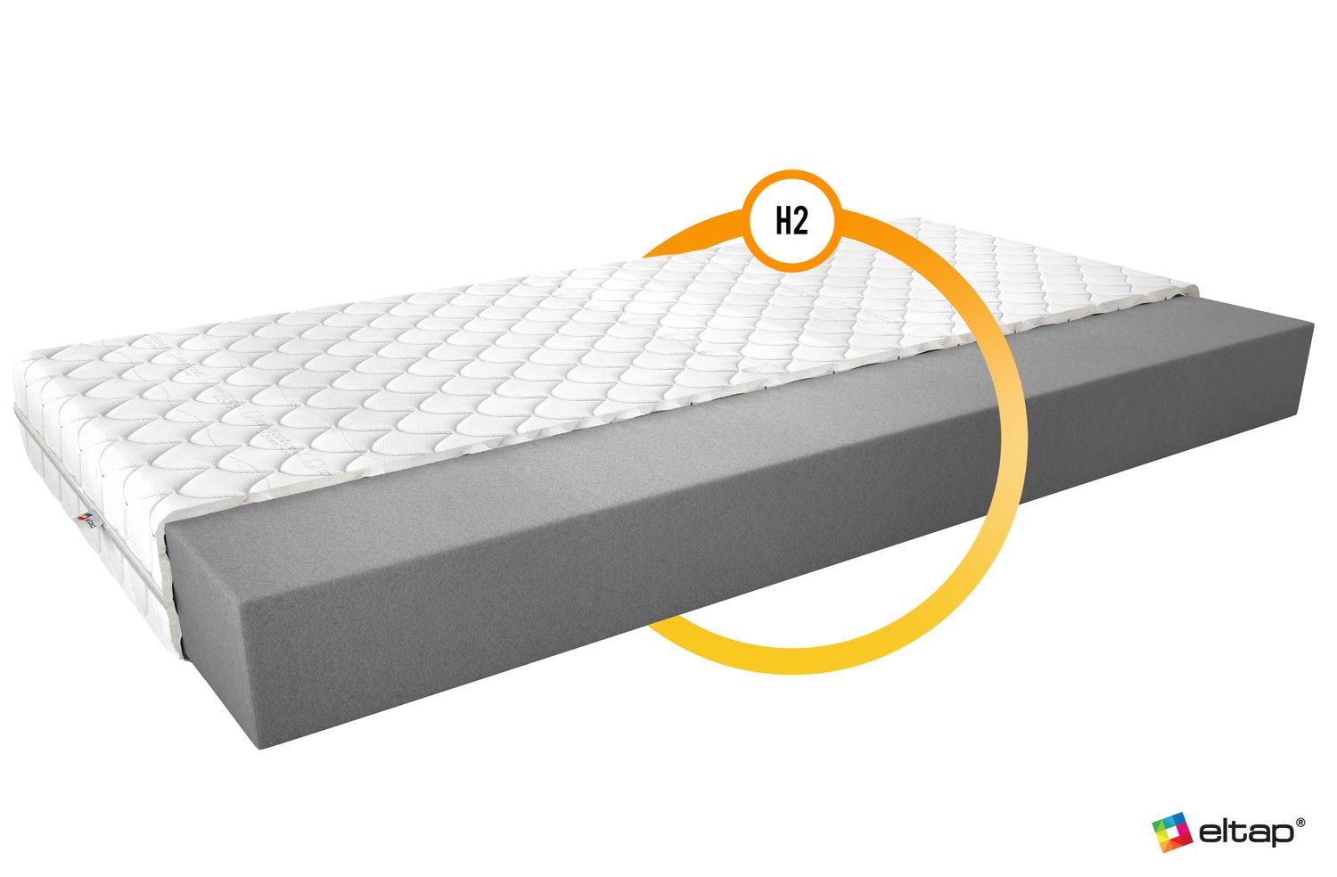 Foam Mattress West Porth 8 | size: Length: 200cm, Width: 90cm | image: 2 | variant: 1014747