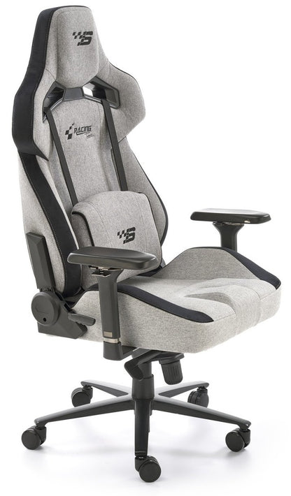 Gaming Chair Alister | size: Width: 80cm, Height: 134cm, Depth: 75cm | color: Black/Grey | image: 0 | variant: 1017822