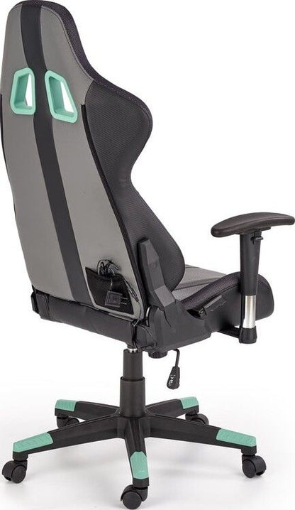 Gaming Chair Factor | size: Width: 68cm, Height: 121cm, Depth: 69cm | color: Multicolored | image: 4 | variant: 1011587