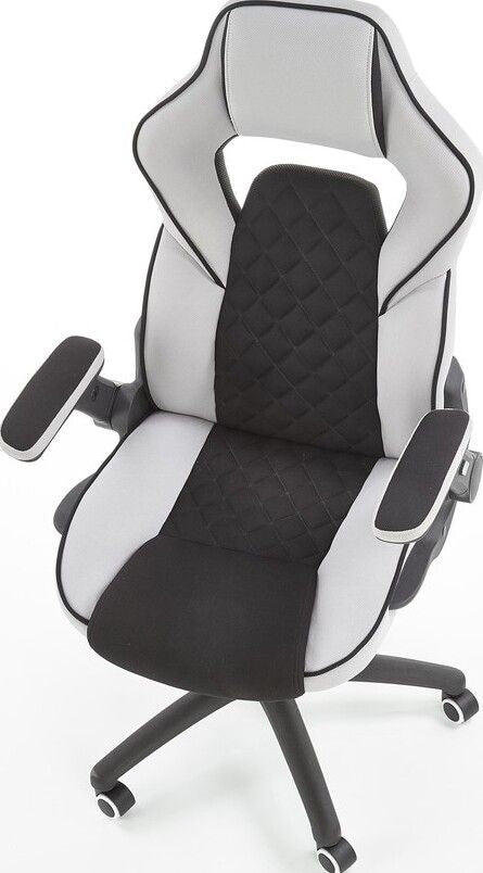 Gaming Chair Sonic | size: Width: 68cm, Height: 124cm, Depth: 70cm | color: Black/Grey | image: 6 | variant: 1011567