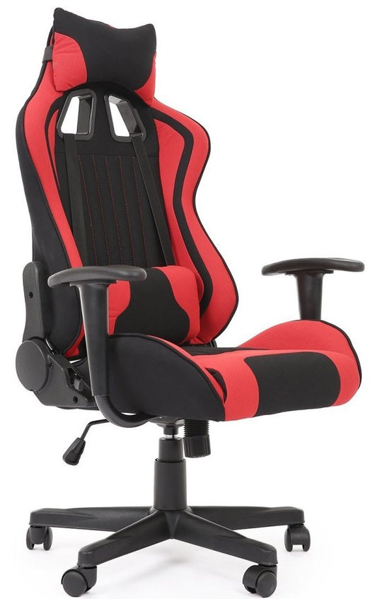 Gaming Chair West Exeter | size: Width: 64cm, Height: 118cm, Depth: 60cm | color: Black/Red | image: 1 | variant: 1007420