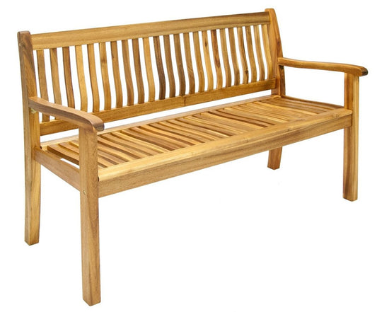 Garden Bench Finlay | size: Length: 150cm, Width: 61cm, Height: 91cm | color: Brown | image: 0 | variant: 1010693