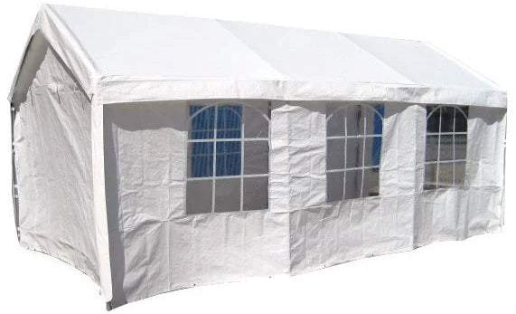 Garden Canopy Party Tent | size: Length: 600cm, Width: 300cm, Height: 282cm | color: White | image: 1 | variant: 1012905