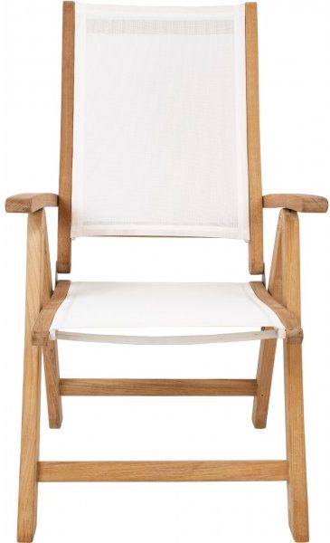 Garden Chair Bali 1 | color: White/Brown | image: 2 | variant: 1012226