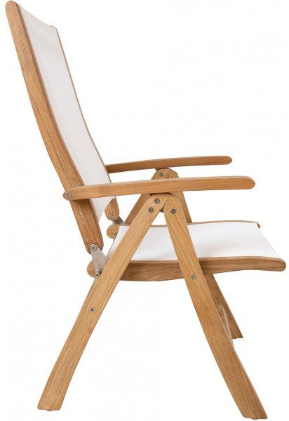 Garden Chair Bali 1 | color: White/Brown | image: 4 | variant: 1012226
