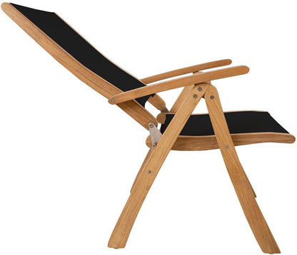 Garden Chair Bali 2 | size: Width: 60cm, Height: 110cm, Depth: 70cm | color: Black | image: 5 | variant: 1017509