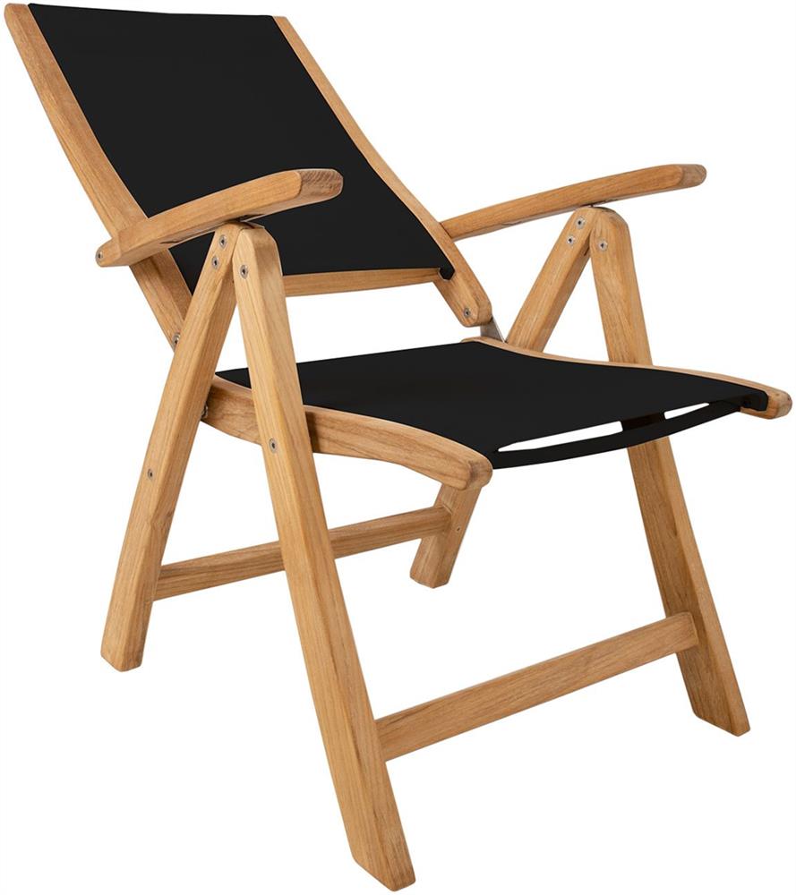 Garden Chair Bali 2 | size: Width: 60cm, Height: 110cm, Depth: 70cm | color: Black | image: 6 | variant: 1017509