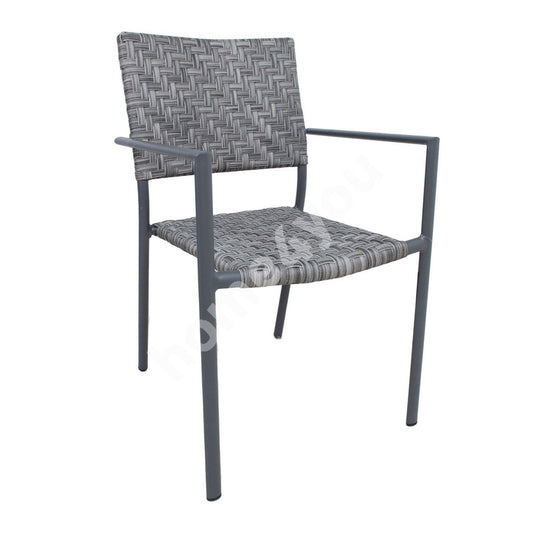 Garden Chair Chemnitz | size: Width: 54cm, Height: 86cm, Depth: 58cm | color: Gray | image: 1 | variant: 1012479