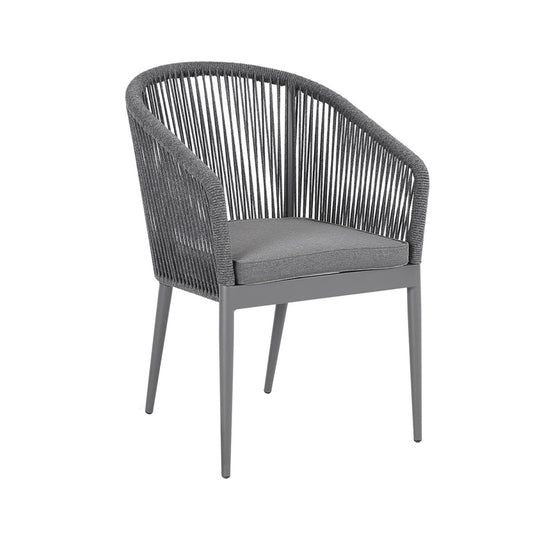 Garden Chair Ecco | size: Width: 57cm, Height: 81cm | color: Gray | image: 1 | variant: 1010491