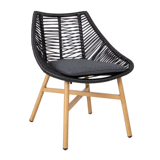 Garden Chair Helsinki | size: Width: 64cm, Height: 84cm | color: Black | image: 1 | variant: 1011672