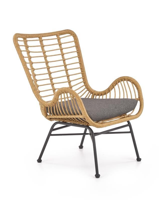 Garden Chair Ikaro | size: Width: 69cm, Height: 93cm | color: Brown | image: 1 | variant: 1010518