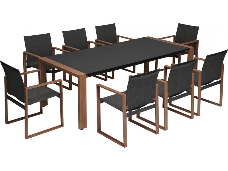 Garden Furniture Set Duisburg | color: Brown/Grey | image: 1 | variant: 1017753