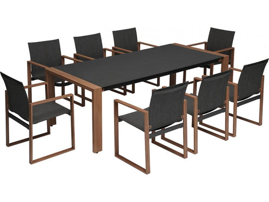 Garden Furniture Set Duisburg | color: Brown/Grey | image: 1 | variant: 1017753