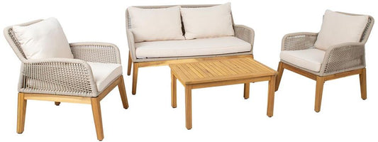 Garden Furniture Set Florida 1 | color: Beige/Oak | image: 1 | variant: 1017558