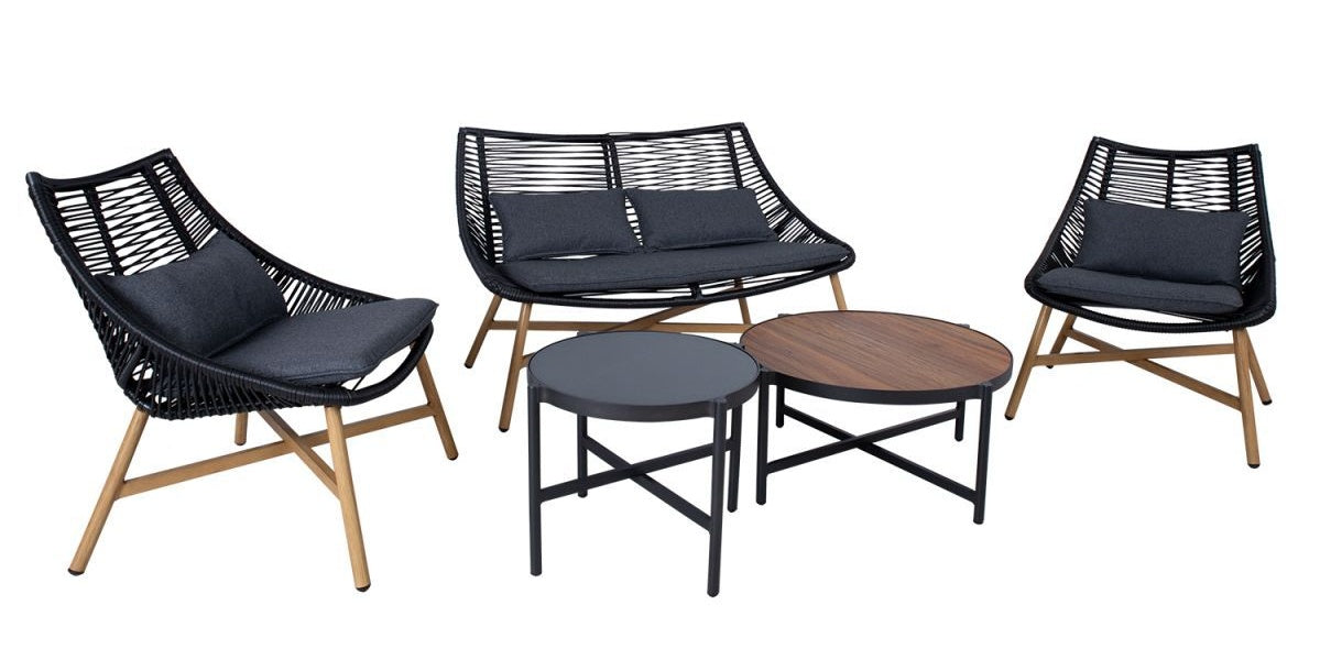 Garden Furniture Set Helsinki | color: Black | image: 0 | variant: 1011641