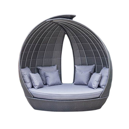 Garden Sofa East Oxted | size: Length: 135cm, Height: 210cm, Depth: 232cm | color: Gray | image: 1 | variant: 1005219