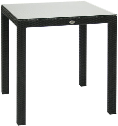 Garden Table Didcot | size: Length: 73cm, Width: 73cm, Height: 71cm | color: Black | image: 1 | variant: 1000613