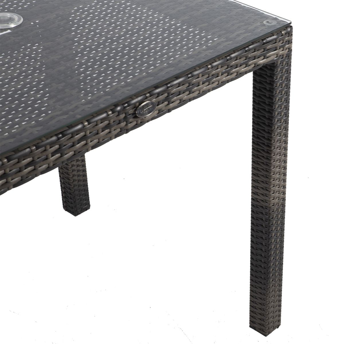 Garden Table Didcot | size: Length: 73cm, Width: 73cm, Height: 71cm | color: Brown | image: 2 | variant: 1000611