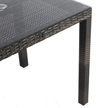 Garden Table Didcot | size: Length: 73cm, Width: 73cm, Height: 71cm | color: Brown | image: 2 | variant: 1000611