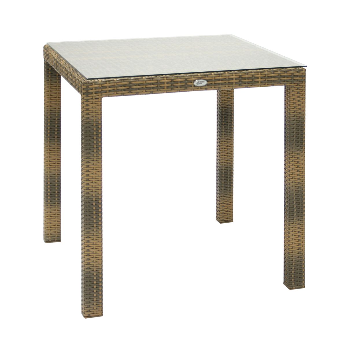 Garden Table Didcot | size: Length: 73cm, Width: 73cm, Height: 71cm | color: Oak | image: 1 | variant: 1000612