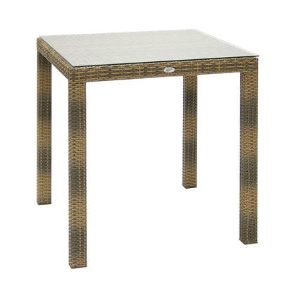 Garden Table Didcot | size: Length: 73cm, Width: 73cm, Height: 71cm | color: Oak | image: 1 | variant: 1000612