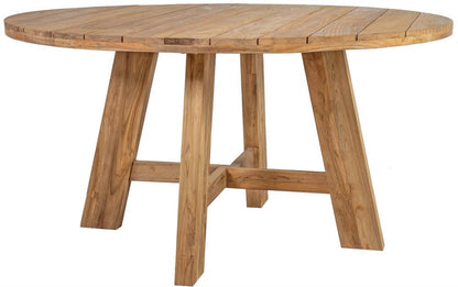 Garden Table East Amman | size: Height: 78cm, Diameter: 150cm | color: Brown | image: 1 | variant: 1006221