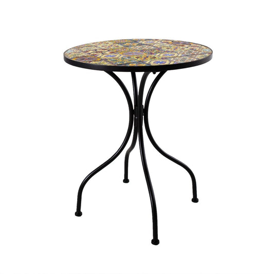 Garden Table East Colchester | size: Length: 60cm, Width: 60cm, Height: 71cm, Diameter: 60cm | color: Multicolored | image: 1 | variant: 1004875