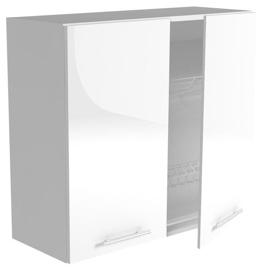 Hanging Cabinet Vento 8 | size: Width: 80cm, Height: 30cm, Depth: 72cm | color: White | image: 1 | variant: 1000130