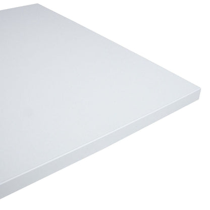 Height Adjustable Desk Bologna | size: Length: 80cm, Width: 140cm, Height: 121cm | color: White / Gray | image: 1 | variant: 1001517