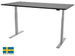 Height Adjustable Desk East Stratford | size: Length: 70cm, Width: 120cm, Height: 117.5cm | color: Black / Gray | image: 0 | variant: 1004715