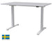 Height Adjustable Desk East Stratford | size: Length: 70cm, Width: 140cm, Height: 117.5cm | color: White / White | image: 0 | variant: 1004717