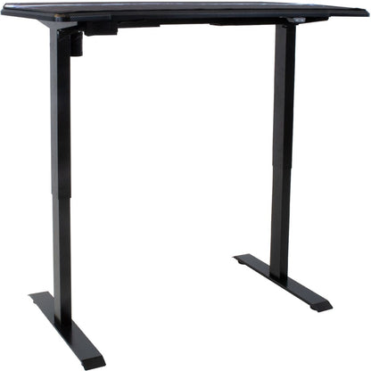Height Adjustable Desk East Vantaa | size: Length: 70cm, Width: 140cm, Height: 121cm | color: Black / Black | image: 2 | variant: 1005906