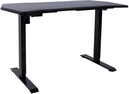 Height Adjustable Desk East Vantaa | size: Length: 70cm, Width: 140cm, Height: 121cm | color: Black / Black | image: 4 | variant: 1005906