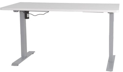 Height Adjustable Desk Ergo 1 | size: Length: 70cm, Width: 140cm, Height: 121cm | color: Stone Gray / Gray | image: 0 | variant: 1006248