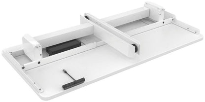 Height Adjustable Desk Penarth | size: Length: 70cm, Width: 140cm, Height: 126cm | color: Oak / Gray | image: 5 | variant: 1005924