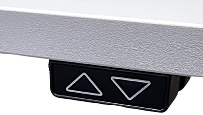 Height Adjustable Desk Solo | size: Length: 70cm, Width: 100cm, Height: 119cm | color: White / White | image: 2 | variant: 1006350