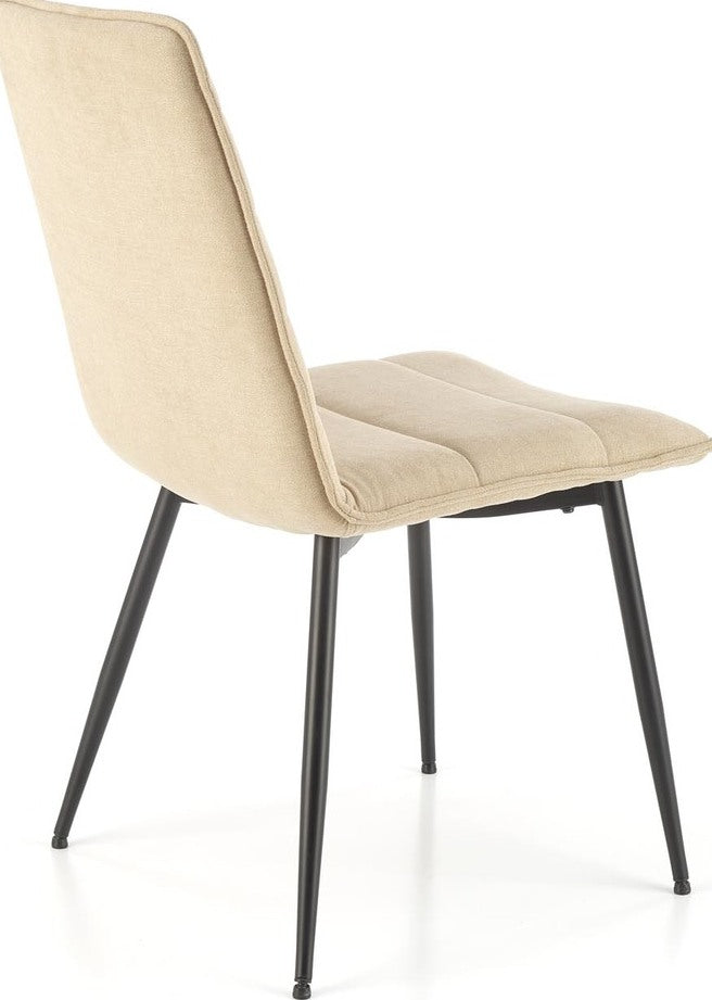 Kitchen Chair Agadir | size: Width: 47cm, Height: 92cm, Depth: 60cm | color: Beige | image: 2 | variant: 1002458