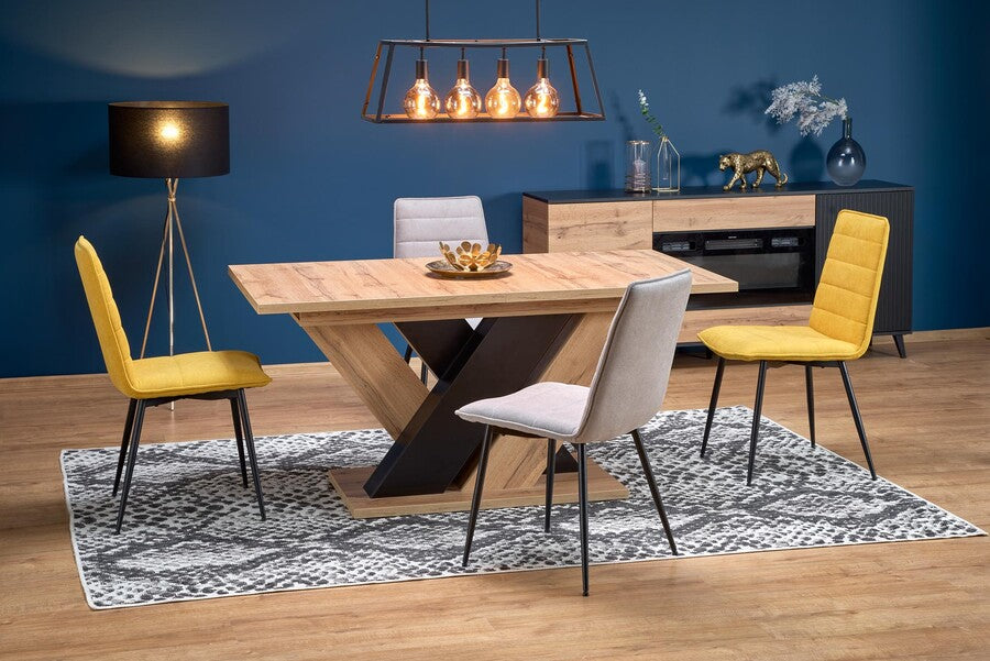 Kitchen Chair Agadir | size: Width: 47cm, Height: 92cm, Depth: 60cm | color: Gray | image: 2 | variant: 1002460